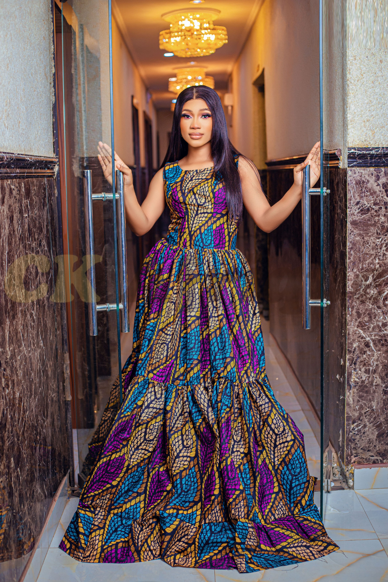 African queen prom outlet dress